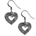 Dangle Earrings - Horse head Heart